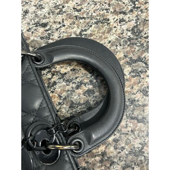 Christian Dior Small Lady Dior My ABCDior Bag Ultramatte Cannage SPBSAL 336647 - Picture 7 of 15